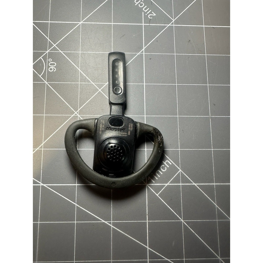 Microsoft Xbox OEM 360 Wireless Headset Earpiece Black- No Charger - Parts Only